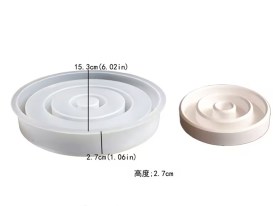 Molde silicona portavela circulos grandes BM4051 (5)
